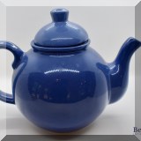 P31. Blue china tea pot - $8